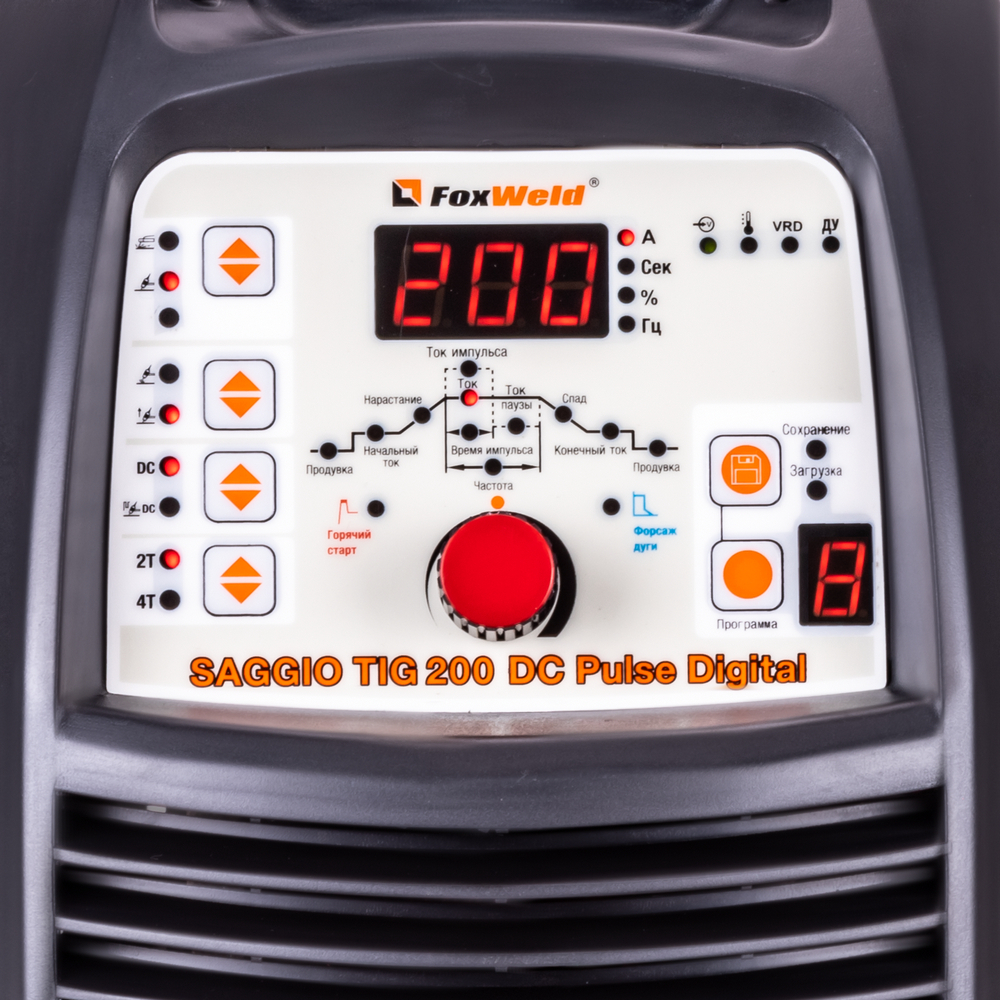 Аппарат аргонодуговой сварки FoxWeld SAGGIO TIG 200 DC Pulse Digital