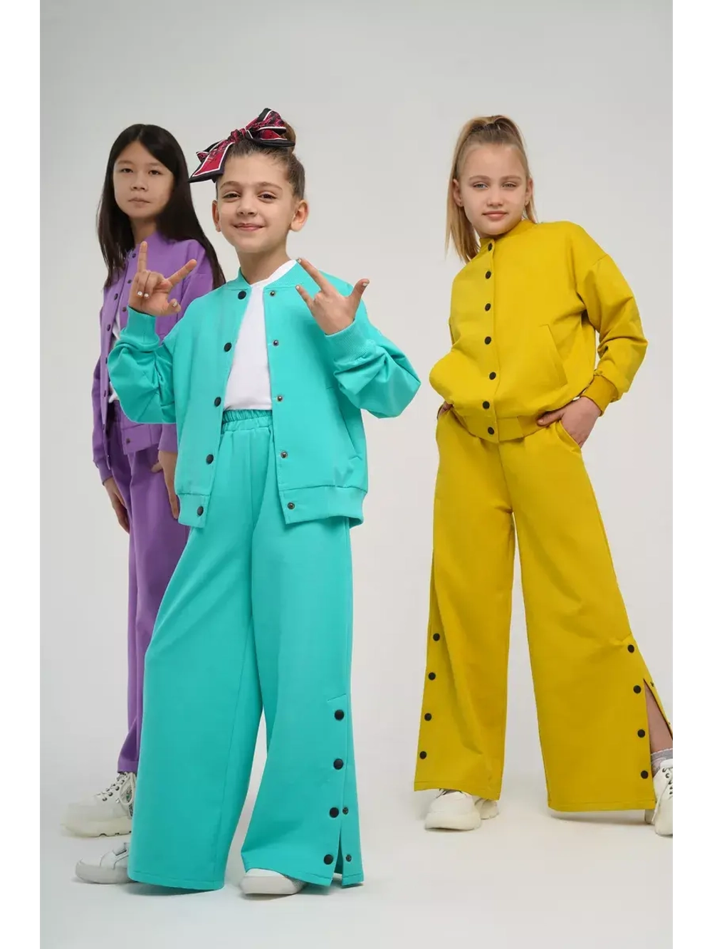 Костюм с брюками палаццо