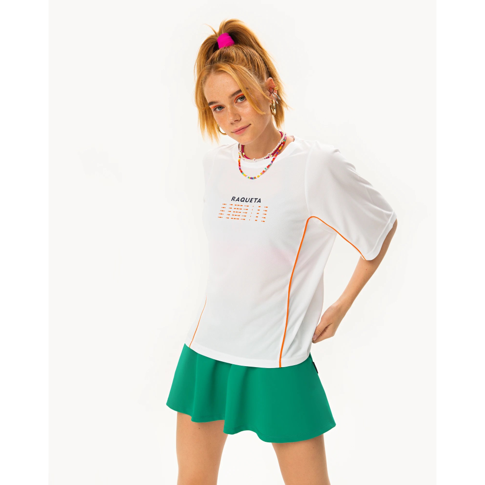 ОДЕЖДА ДЛЯ ТЕННИСА Женская, Футболка RAQUETA ALL IN ONE .