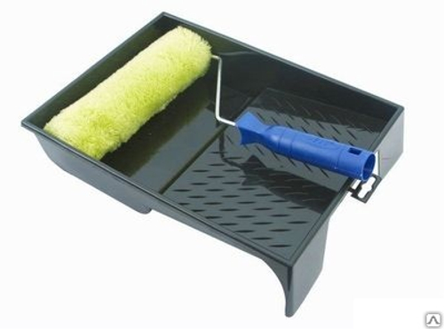Набор валик Синтекс 180 мм + ванночка 24,5*31см   KORVUS (Лакра) 0703015