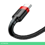 Кабель Baseus Cafule 2m Red/Black (CATKLF-C91)