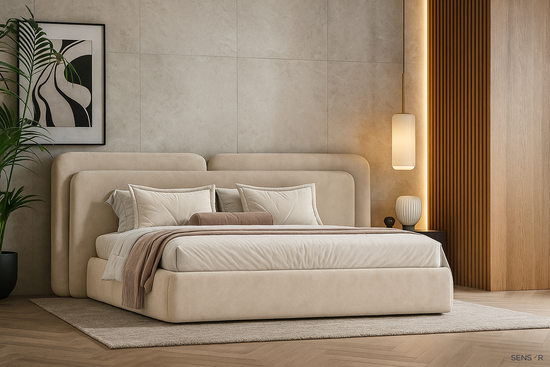 Кровать Эскада с широким изголовьем