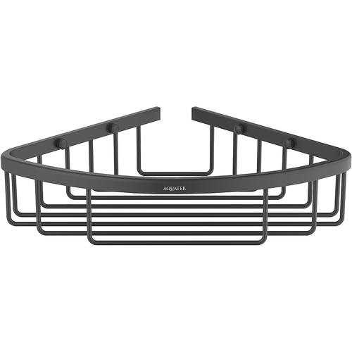 Полка корзина Aquatek AQ4906MB угловая Черная матовая