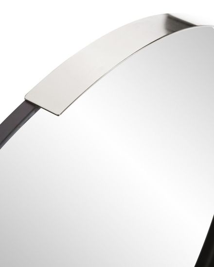 Серебряное настенное зеркало “Хамбл”