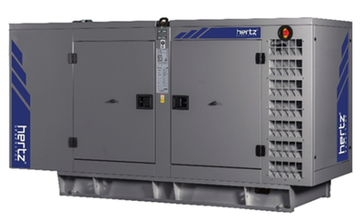 Дизельный генератор Hertz HG 50 BC в кожухе