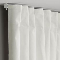 IKEA SANELA  (ИКЕА САНЕЛА)  -  Штора, 2 шт, на ленте/кремовая, 140x300 см