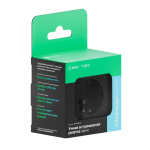 ATLASDESIGN SMART РОЗЕТКА с заземл., со шт., Zigbee, L+N, 16А, мех., КАРБОН