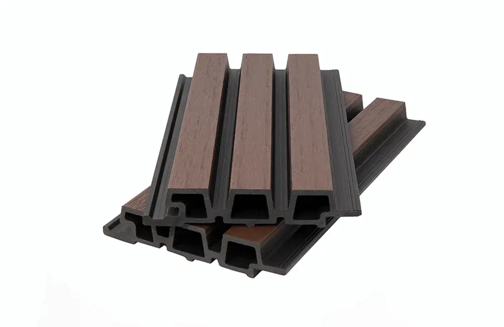 Фасадная панель брусковая двухцветная (33*165/138*3600 мм) POLIVAN NUSADUA chocolate