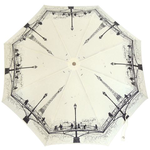 Зонтик Мост Искусств, Франция светлого цвета