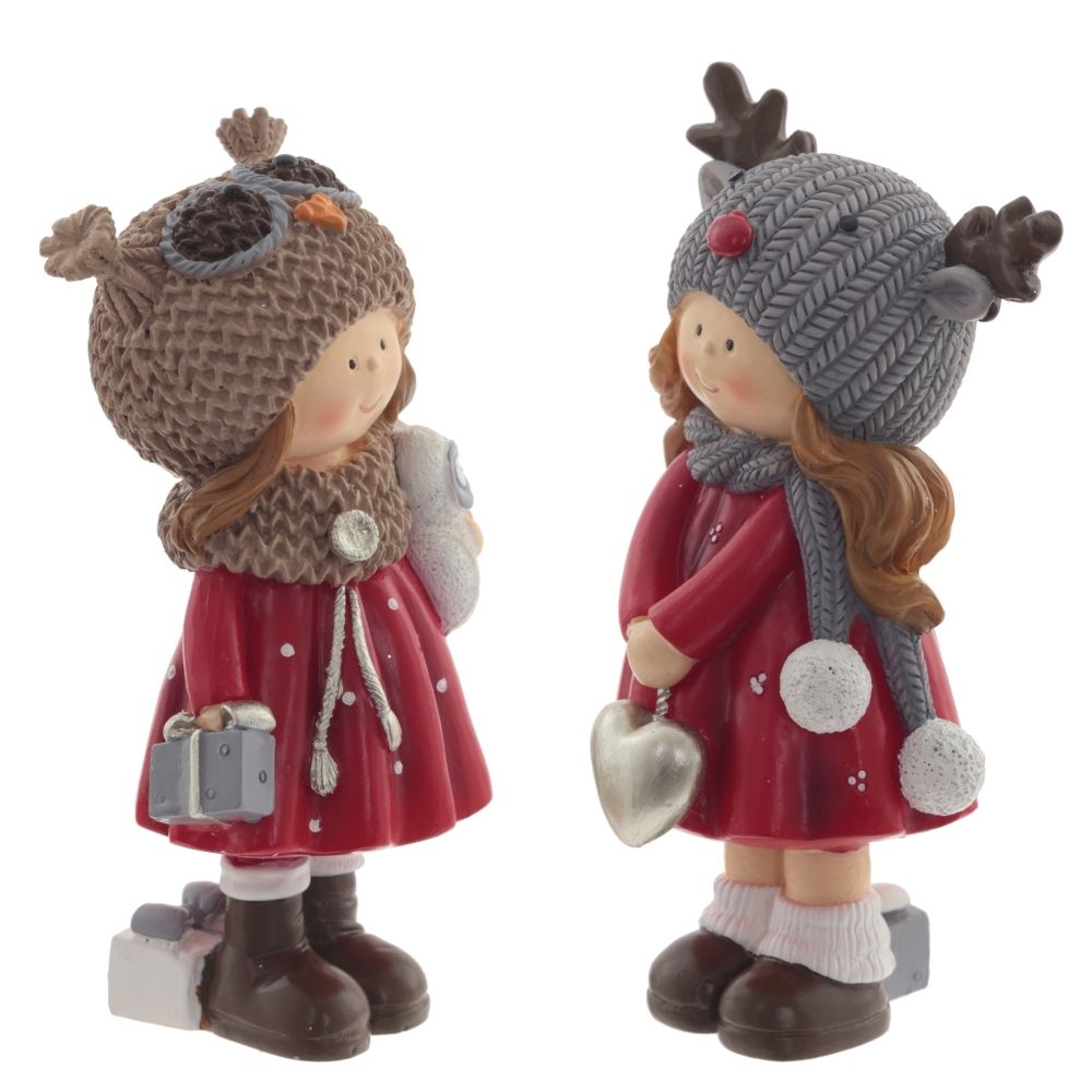 GAEM Фигурка декоративная "Девочка", L6 W4,5 H11 см, 2в.