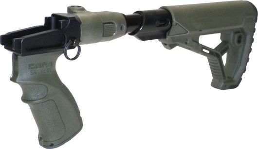 Телескопический складной приклад с амортизатором для СВД GL-CORE