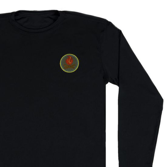 Нашивка термоаппликация на одежду и на рюкзак. Camp Fire