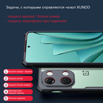 Чехол на OnePlus Nord 3 / OnePlus Ace 2V противоударный с усиленными углами XUNDD