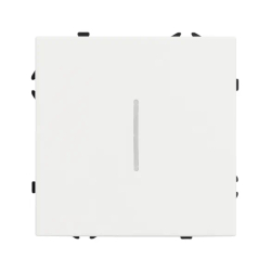 Механизм выключателя одноклавишный непроходной LED SWT-NOBE-MK01-SFPL-L-WH (230V, 10A) (Arlight, -) 054232