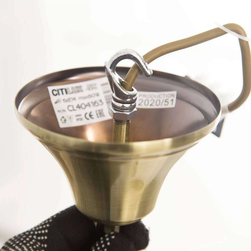 Citilux Кармен CL404163 Люстра подвесная Бронза