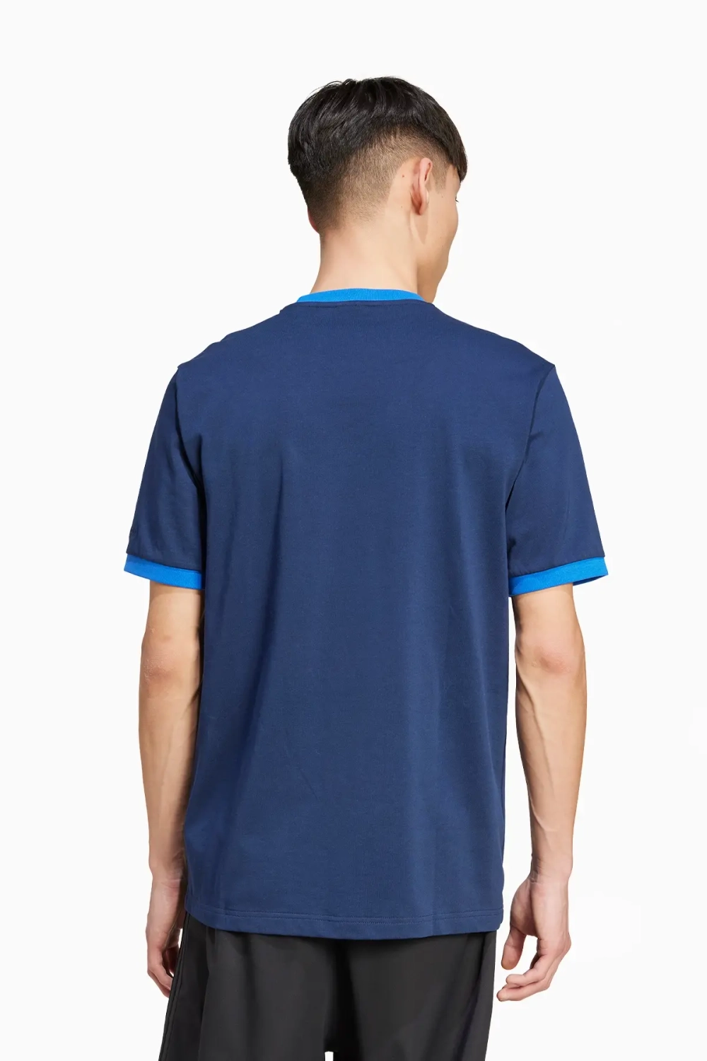 Футболка adidas Contrast Tee - темно-синий
