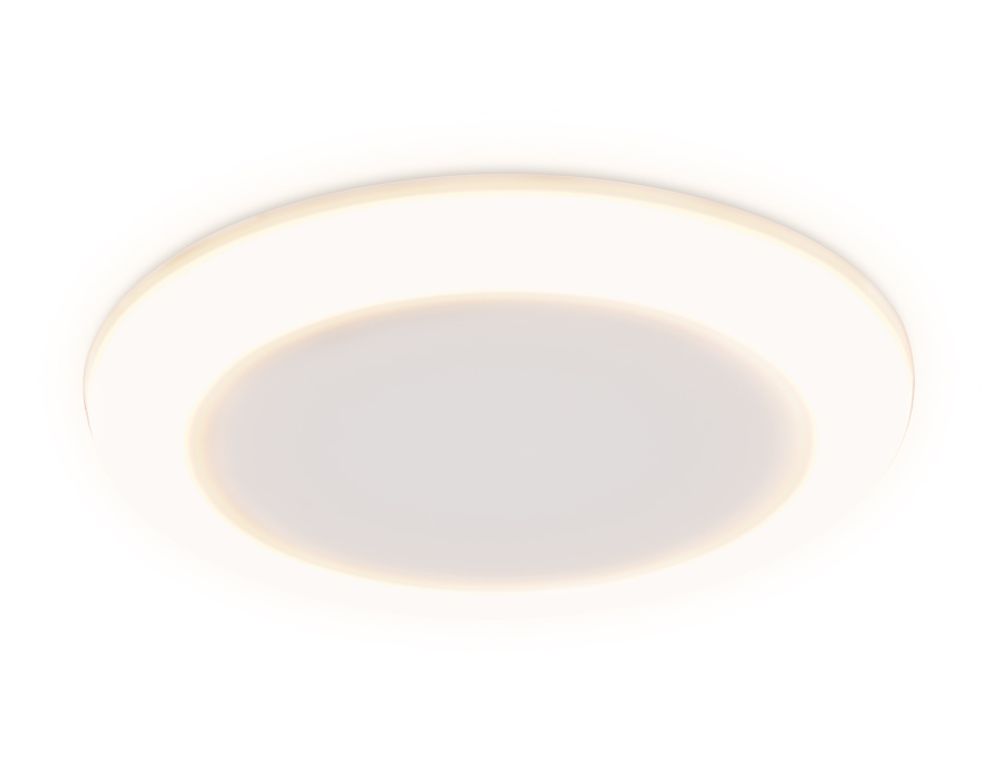 Ambrella Встраиваемый cветодиодный светильник с регулируемым крепежом и подсветкой Downlight DCR301