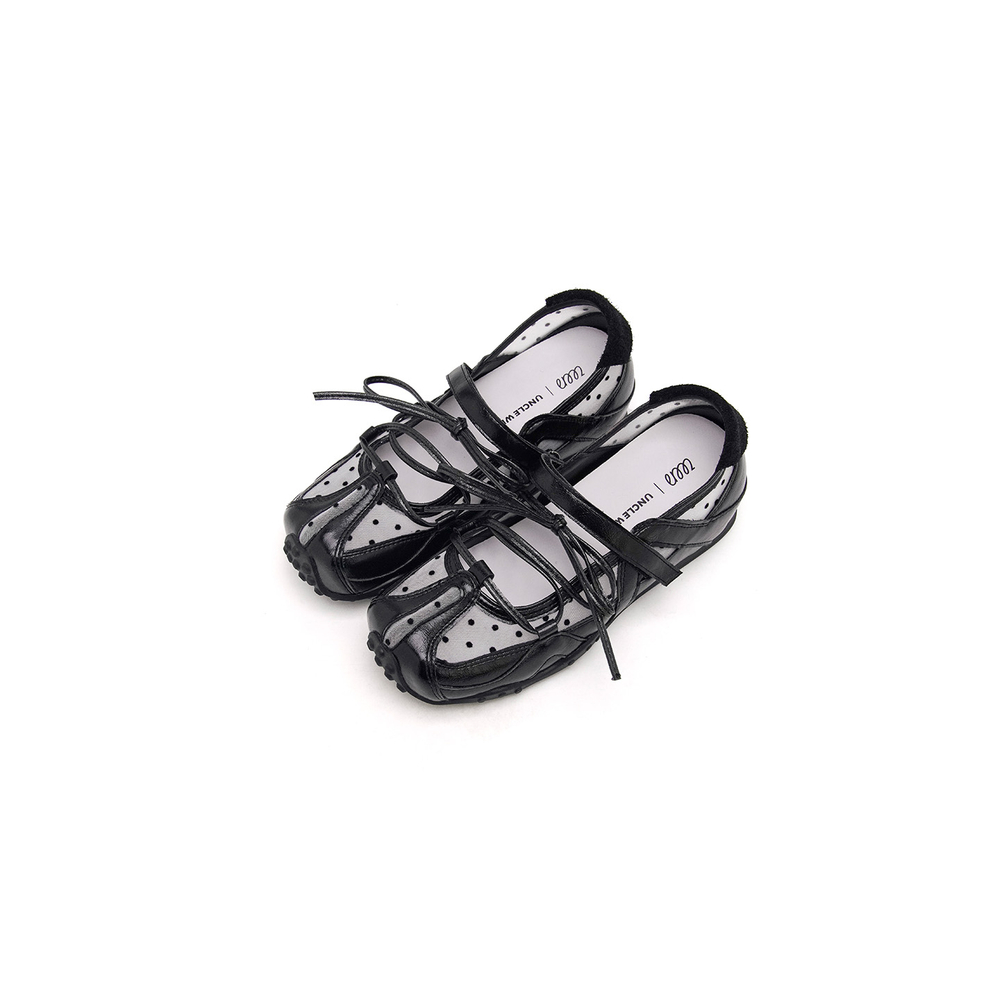 Unclewen Punk Summer Pu Mesh Height Increasing черный