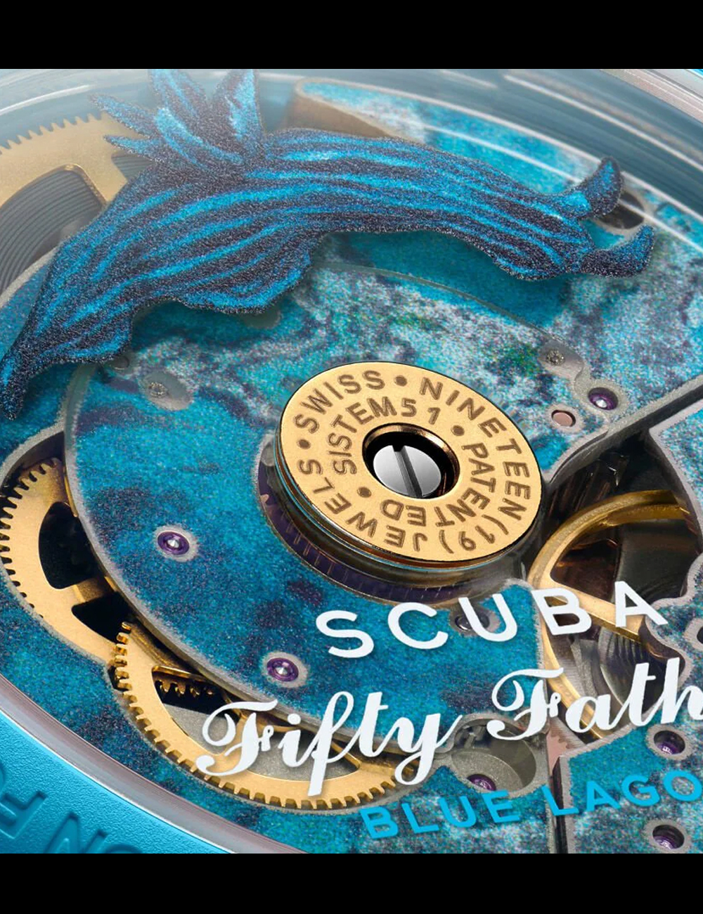 Наручные часы Blancpain X Swatch Blue Lagoon