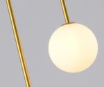 Люстра Ирэн матовое золото d23 h133 G9 2*5W (Led лампы в комплекте 3000К)