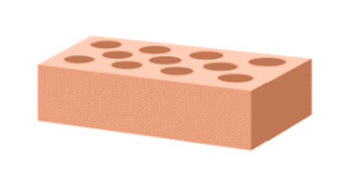 Кирпич силикатный Гулькевичи оранжевый одинарный пустотелый лицевой