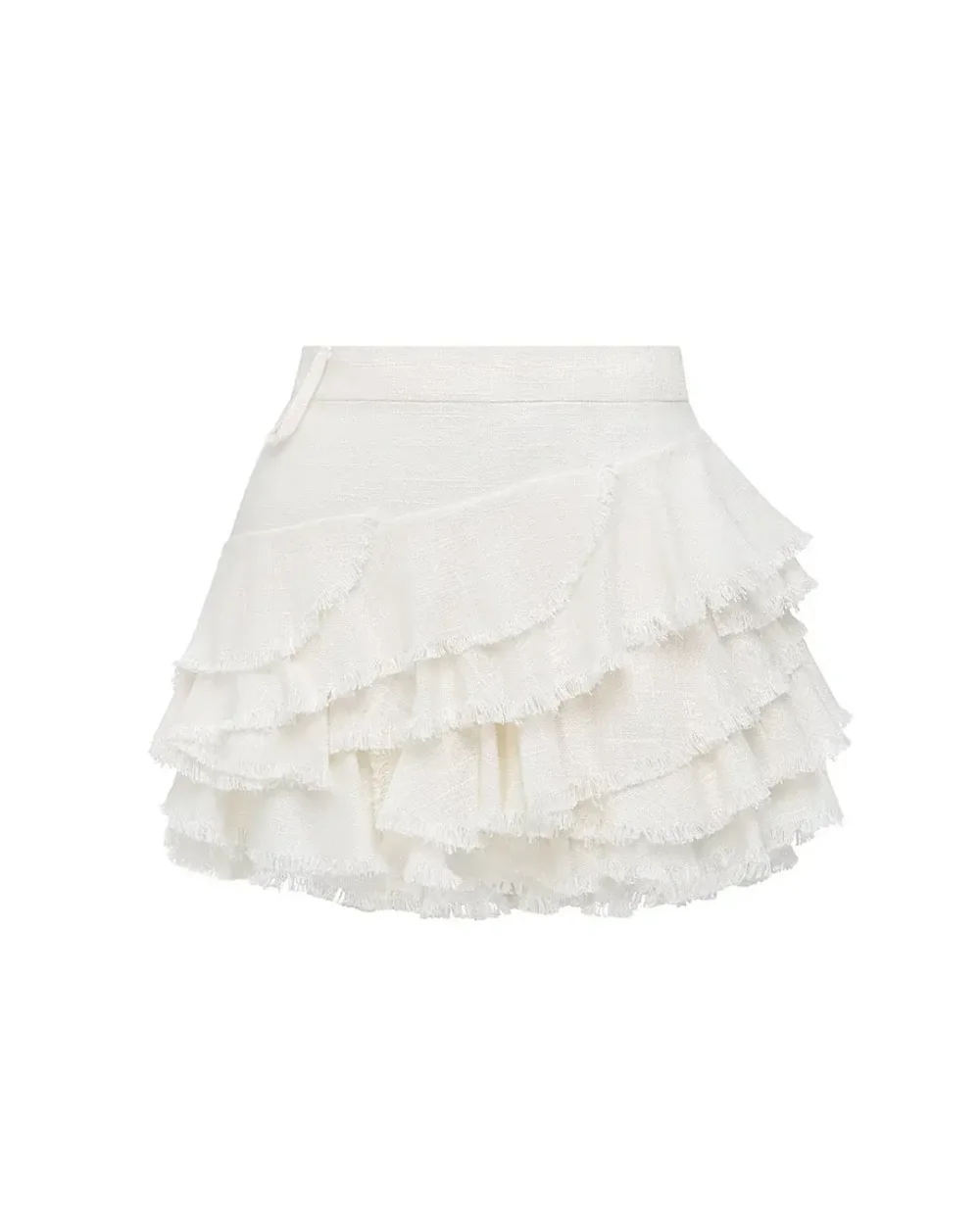 Юбка изо льна мини