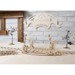 Деревянный 3D-конструктор "Переезд и рельсы"