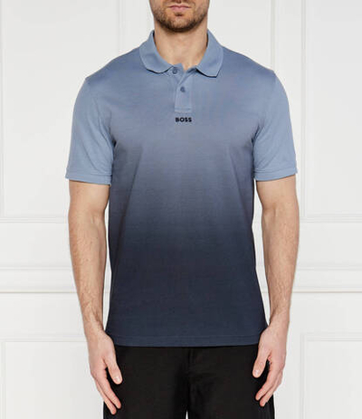 Поло BOSS ORANGE - голубой(50519193)
