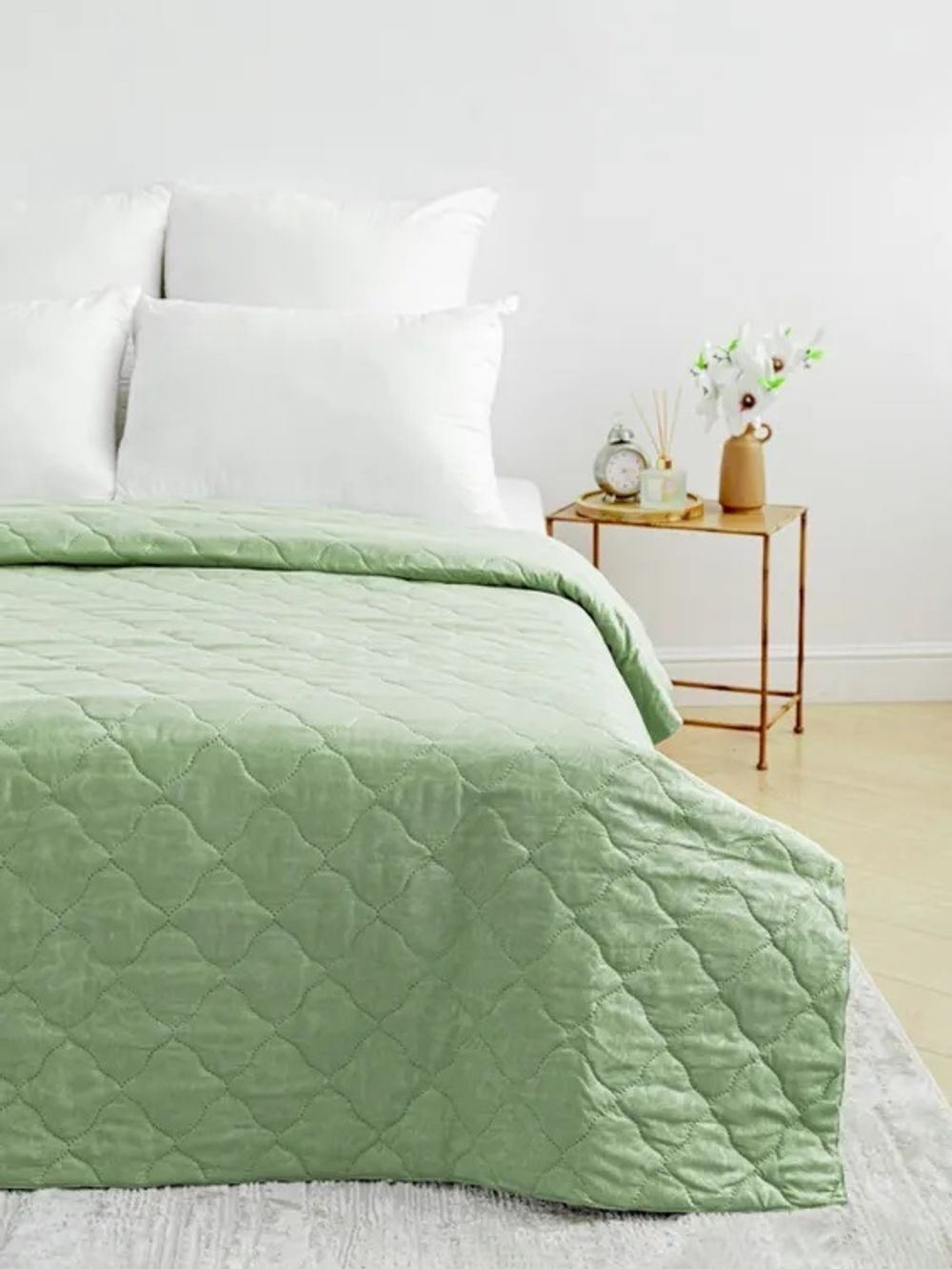 Покрывало микрофибра 200х215, салатовый