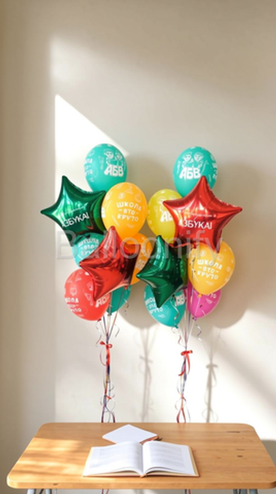 Набор воздушных шаров “До свидания Азбука”