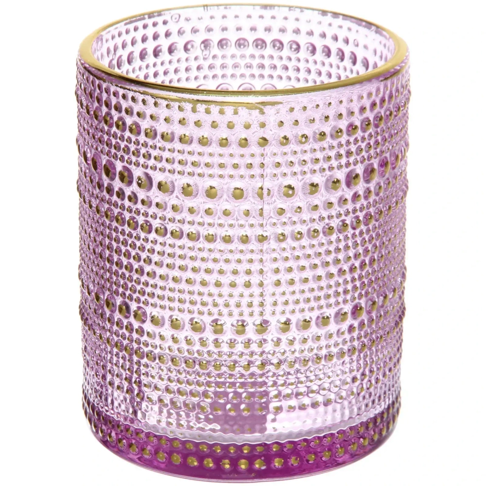 Подсвечник «Хрустальный блеск» 10*12,5 см, Лаванда