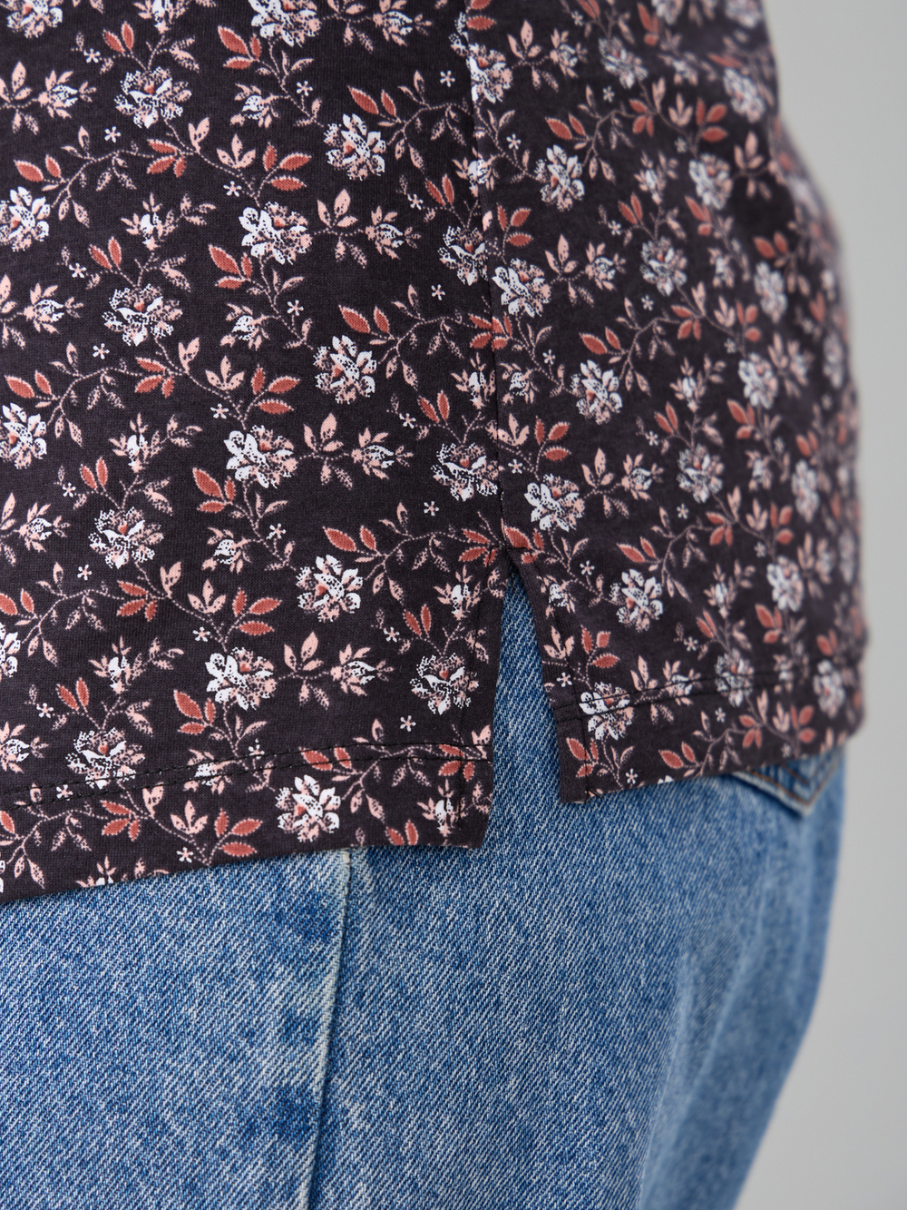 Блузка БЛ-22/серый-терракответочка