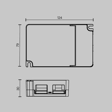 Источник тока 721024 белый DALI NFC DT8 65W 500-1500mA +PUSH DIM Maytoni