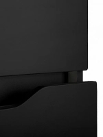 Тумба с раковиной Orange Line Li-80Tub+Ra черный матовый