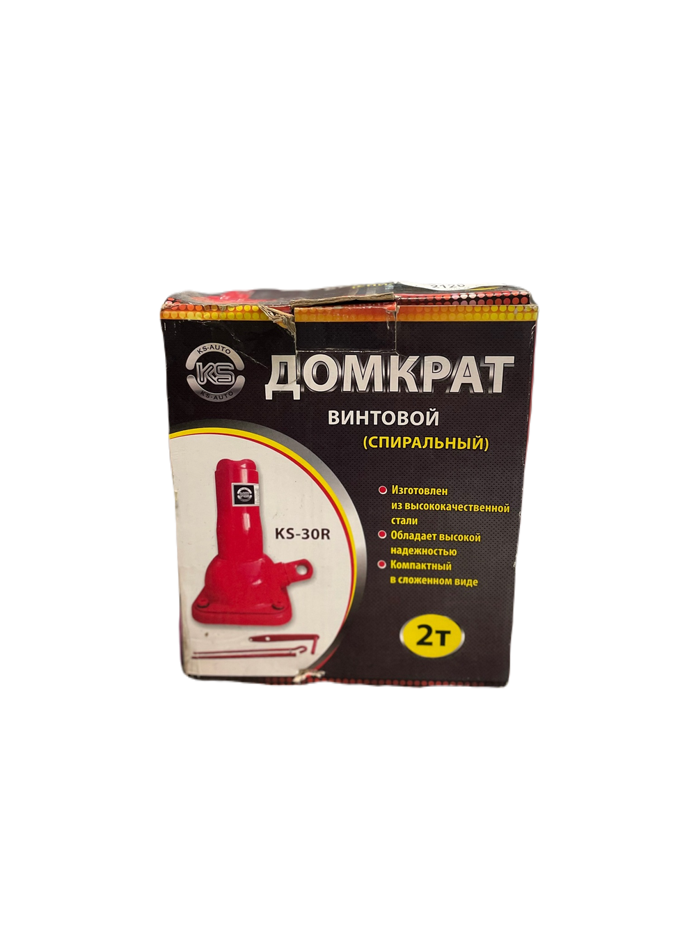 домкрат 2т винтовой (спиральный) 180-395мм KS-30R