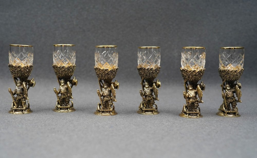 Подарочный набор стопок "Рыбак" 6 шт.