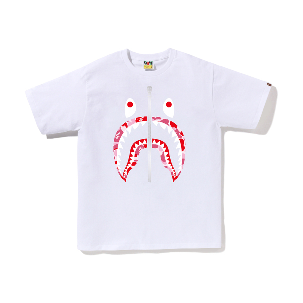 A Bathing Ape Abc Camo Shark белый розовый