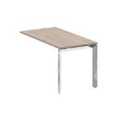 Onix Direct Lux Брифинг-приставка П-обр. м/к M-O.MP-BR-13 Дуб Аттик/Нержавеющая Сталь/Хром 1380*720*