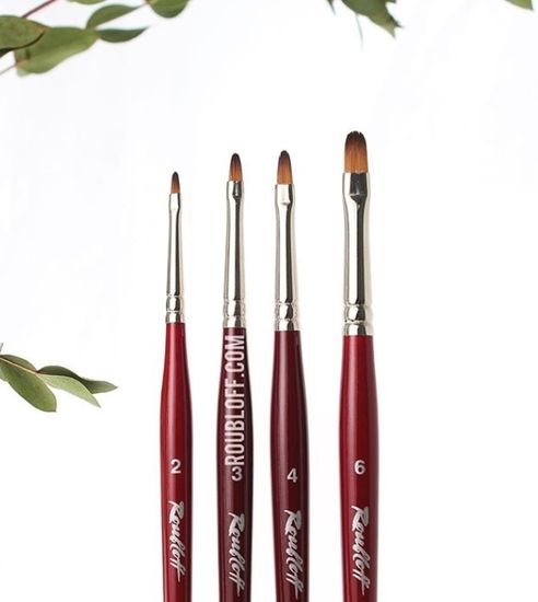 Кисть Рублёв DS33R №3 овальная для росписи