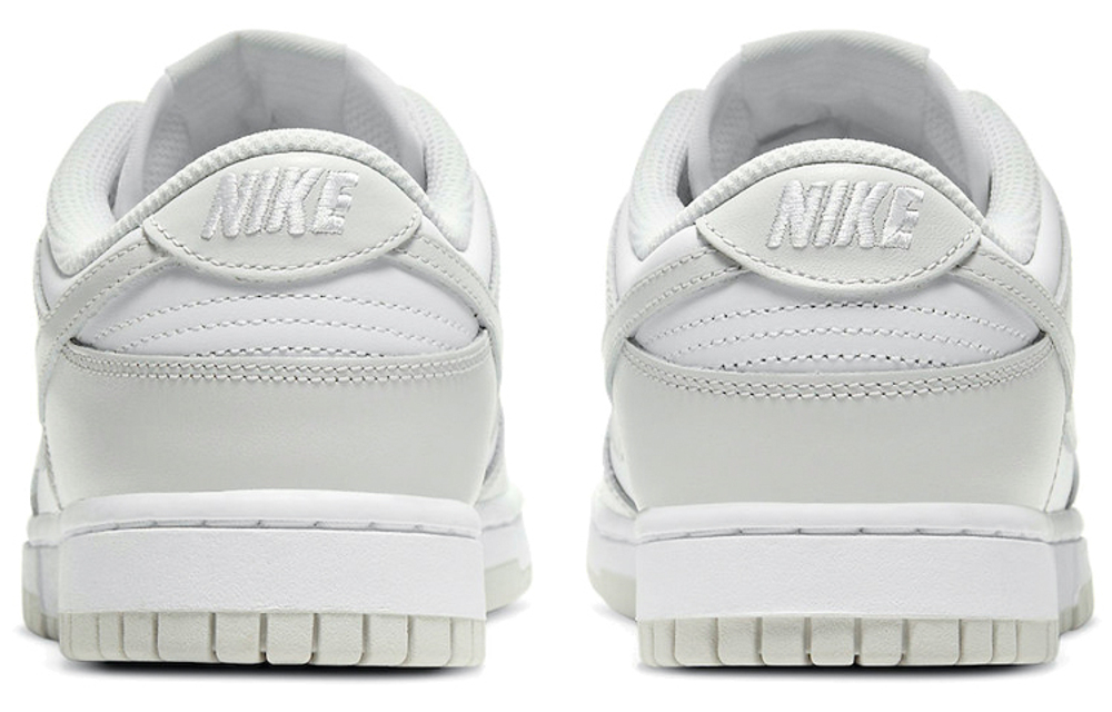 Nike Dunk Low "Photon Dust" classic appearance and modern fashion combine non-slip lightweight low-top sneakers women's white gray