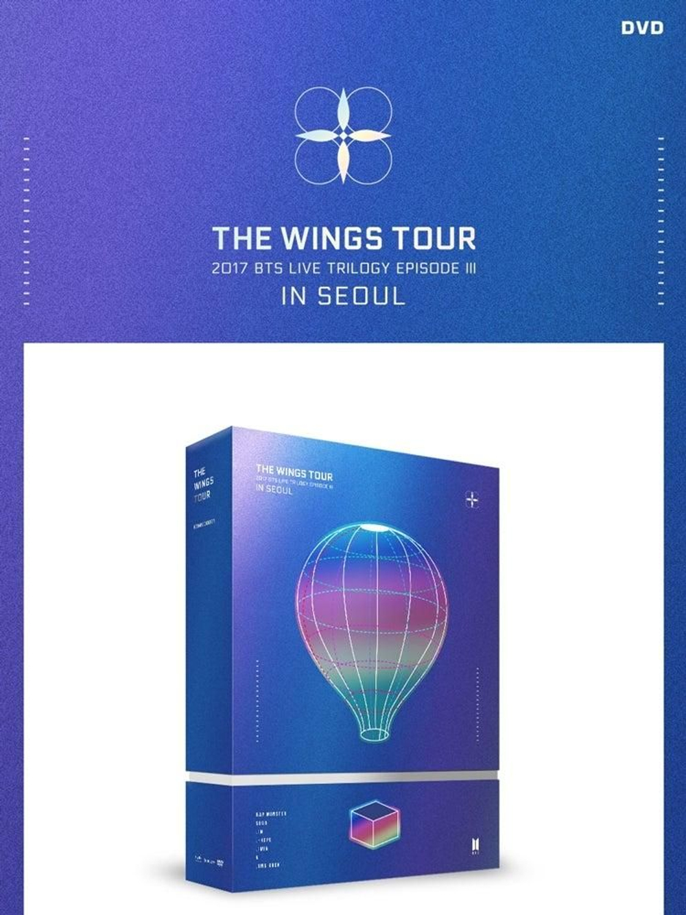 видео BTS - 2017 Live Trilogy Episode III The Wings Tour in Seoul Concert DVD