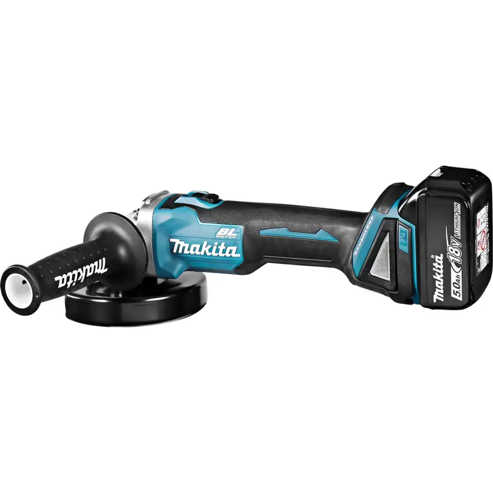 Аккумуляторная угловая шлифмашина 125мм Makita DGA504RT