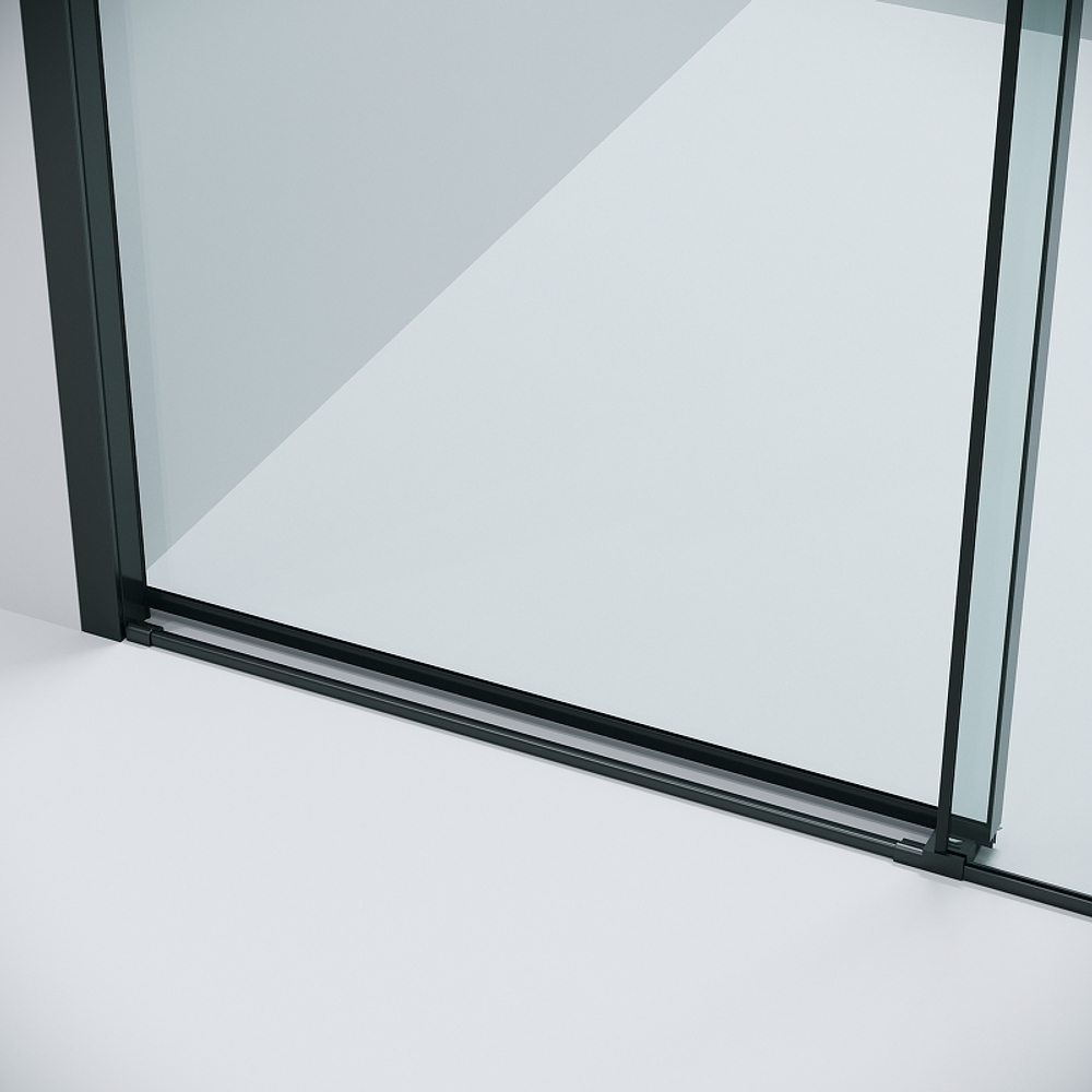 Душевой уголок Grossman Style 130х70 120.K33.05.1370.21.00 профиль Черный матовый стекло прозрачное
