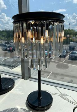 Настольная лампа с выключателем 6*E14 CL332861 венге/прозрачный Мартин Citilux