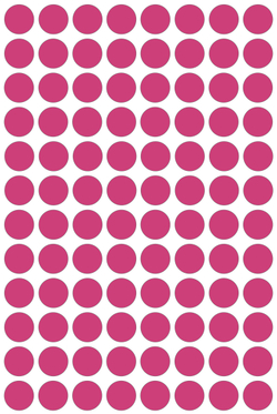 Виниловые наклейки для упаковки и маркировки Policomprint M3, 14 мм. 96 шт.