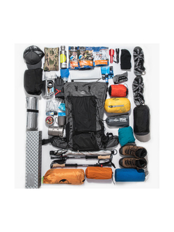 Рюкзак Naturehike Rock Series NH19BP095 60-65 л с рамой, dyneema,  черный, 6927595761649