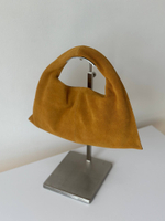 89-8791-1 YELLOW Сумка жен. нат. замша 33*18