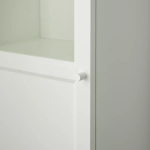 Книжный шкаф с дверью - BILLY/OXBERG IKEA/БИЛЛИ/ОКСБЕРГ ИКЕА, 42х40х202 см, белый