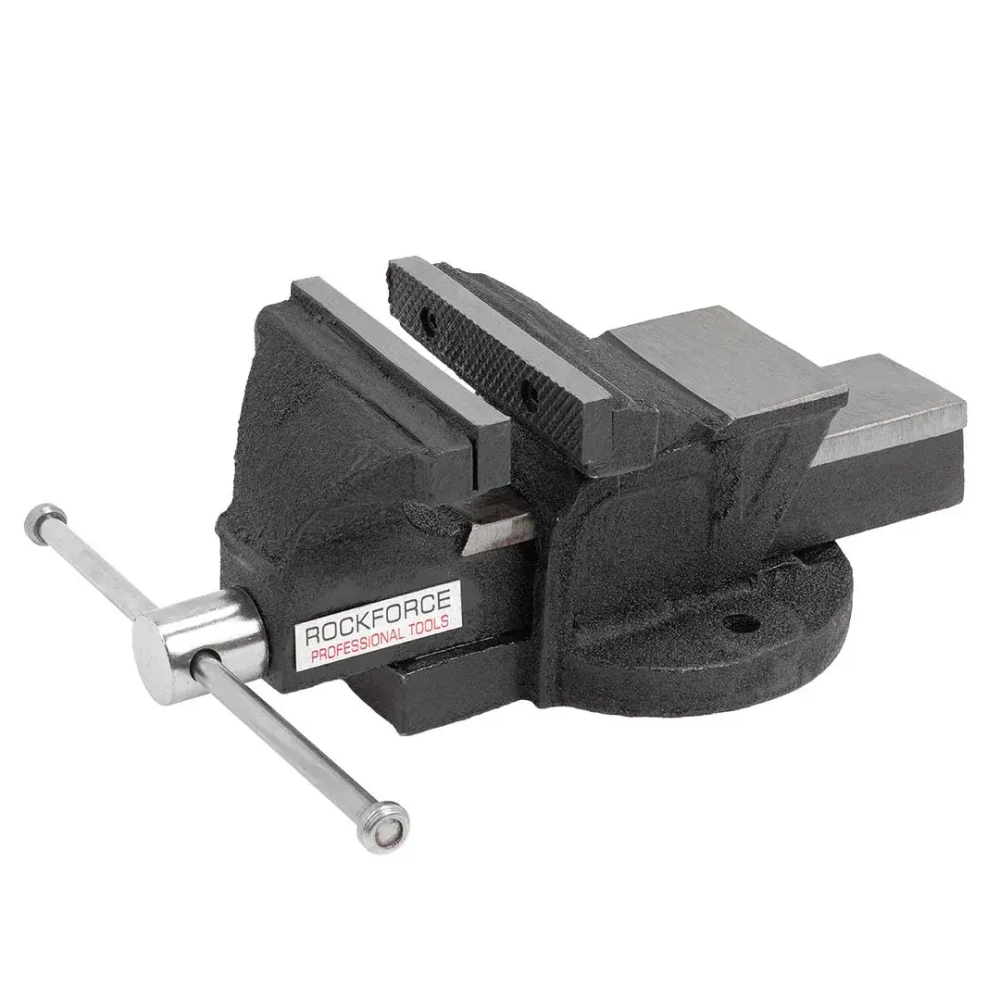 Тиски стальные с наковальней 4''-100мм RockForce##Rock FORCE RF-6540204