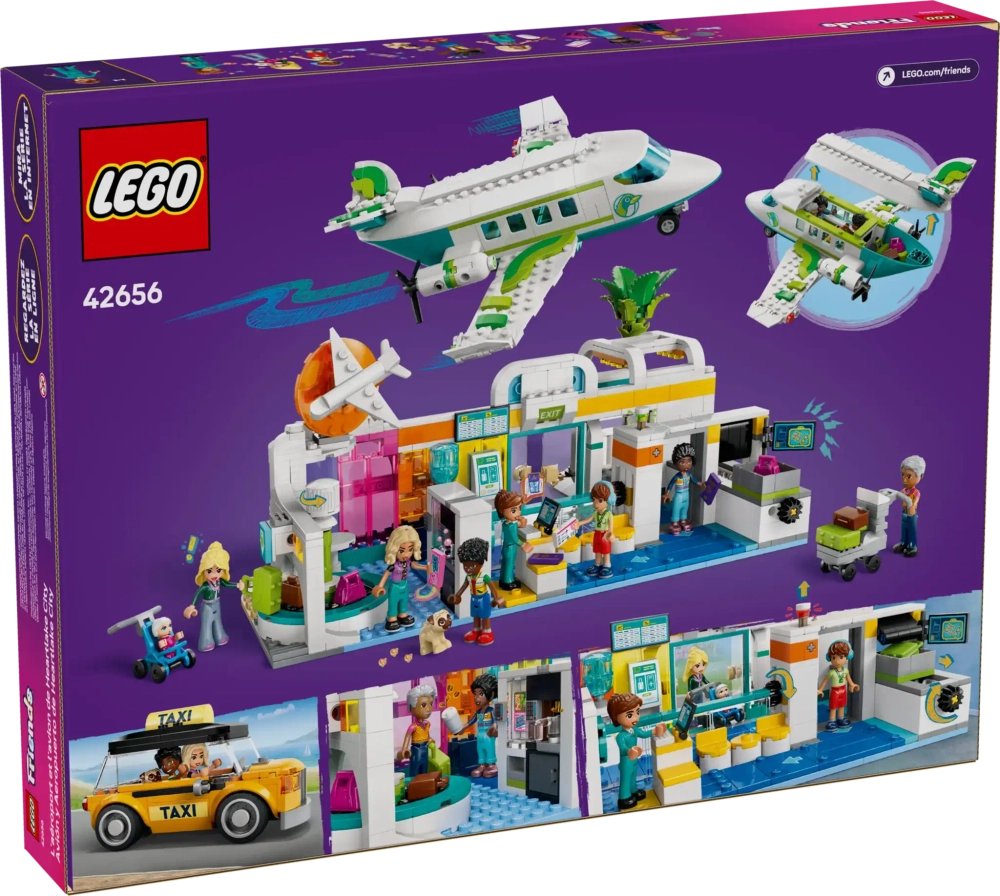 Конструктор LEGO Friends 42656 Аэропорт Хартлейк-Сити и самолет